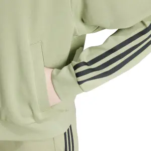 Felpa con cerniera a cappuccio da donna adidas Future Icons 3-Stripes image-5