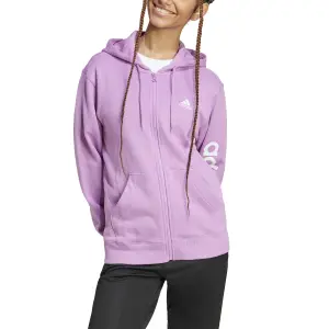 Damen Kapuzenpullover mit Reißverschluss adidas Essentials Linear image-2