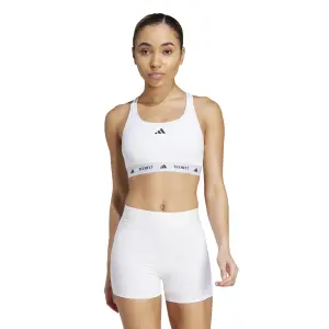 Sujetador de sujeción media para mujer adidas Techfit image-1