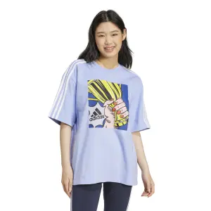 Camiseta oversize de mujer adidas Gallery Graphic image-2