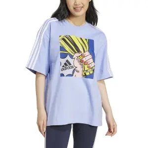 Camiseta oversize de mujer adidas Gallery Graphic image-3
