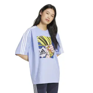 Camiseta oversize de mujer adidas Gallery Graphic image-5