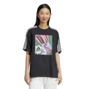 Camiseta oversize de mujer adidas Gallery Graphic image-2