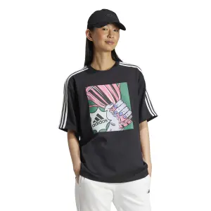 Camiseta oversize de mujer adidas Gallery Graphic image-5