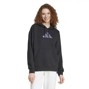 Sweatshirt à capuche femme adidas Holiday Graphic 3-Stripes image-1