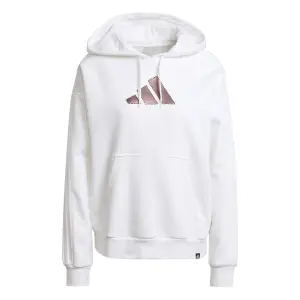 Women's hooded sweatshirt adidas Holiday Graphic 3-Stripes image-0