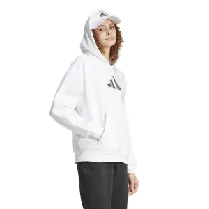 Women's hooded sweatshirt adidas Holiday Graphic 3-Stripes image-2