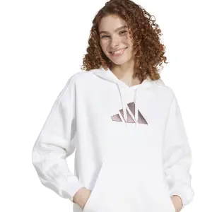 Women's hooded sweatshirt adidas Holiday Graphic 3-Stripes image-5