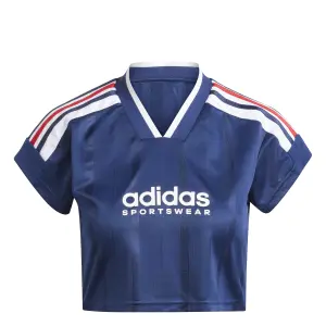 Camiseta cropped mujer adidas Tiro Cut 3-Stripes image-0