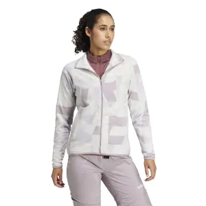 Fleece met volledige rits voor dames adidas Terrex Multi image-3