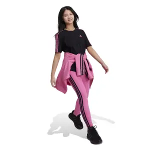 Girls' cotton leggings adidas Essentials 3-Stripes image-2