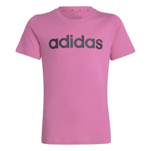 Camiseta de algodón para niña adidas Essentials Linear Logo image-0