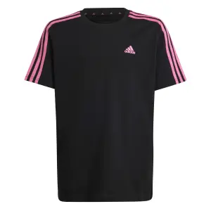 Camiseta de algodón para niña adidas Boyfriend Essentials 3-Stripes image-0
