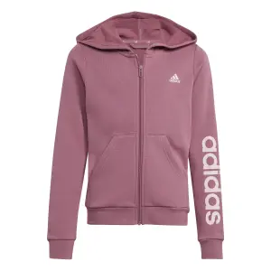 adidas Essentials  Linear Logo Girls's Zip Up Hoodie image-0