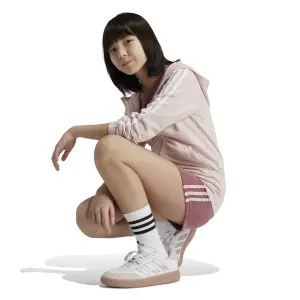 Casaco com capuz com fecho de correr para rapariga adidas Essentials 3-Stripes image-3