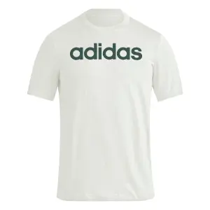 Camiseta con logotipo lineal bordado en jersey adidas Essentials image-0