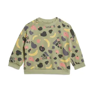 Conjunto de jogging y sudadera con estampado de bebé adidas Essentials image-6