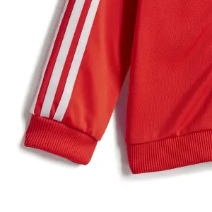 Glänsande träningsoverall med huva för baby adidas Essentials 3-Stripes image-6