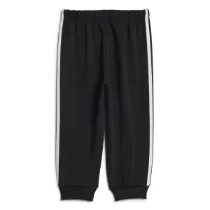 Glänsande träningsoverall med huva för baby adidas Essentials 3-Stripes image-1