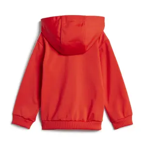 Glänsande träningsoverall med huva för baby adidas Essentials 3-Stripes image-3