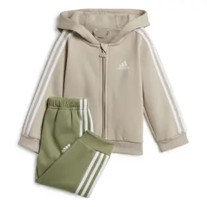 Sudadera con capucha y cremallera adidas Essentials 3-Stripes Fleece image-0