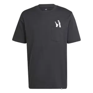 Camiseta con bolsillo adidas Lounge Slide Graphic image-0