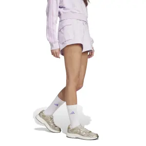 Pantalón corto cargo mujer adidas Essentials Small Logo French Terry image-3