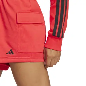 Pantalones cortos cargo pocket para mujer adidas Essentials Small Logo Feelcozy image-6