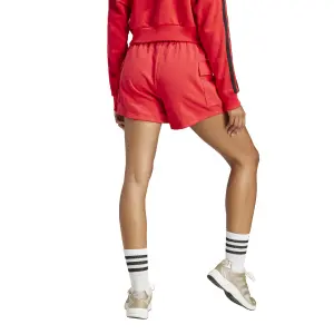 Pantalones cortos cargo pocket para mujer adidas Essentials Small Logo Feelcozy image-5