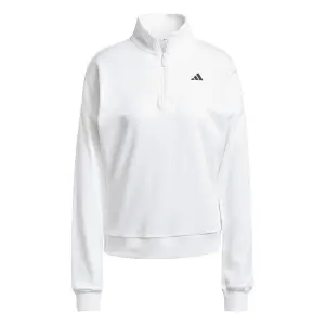 Sweatshirt 1/4 Reißverschluss Damen adidas Essentials Small Logo image-0