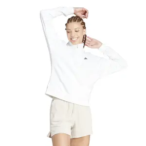 Sweatshirt 1/4 Reißverschluss Damen adidas Essentials Small Logo image-1