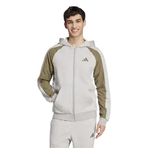 Giacca sportiva con cappuccio a zip adidas Essentials image-1