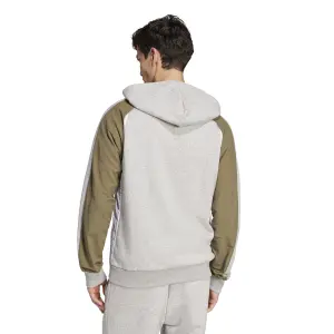 Giacca sportiva con cappuccio a zip adidas Essentials image-3