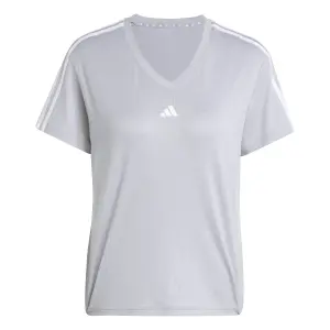 V-ringad t-shirt för kvinnor adidas Aeroready Essentials 3 stripes image-0