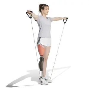 V-ringad t-shirt för kvinnor adidas Aeroready Essentials 3 stripes image-3