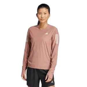Camiseta de manga larga para mujer adidas Own the Run image-1