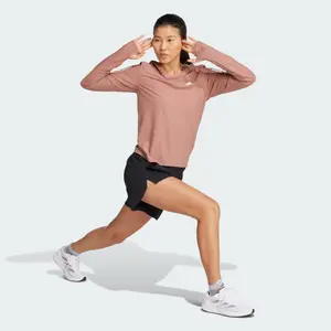 Camiseta de manga larga para mujer adidas Own the Run image-2
