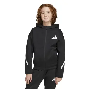 Kinder trainingsjack met capuchon adidas Z.N.E. image-1