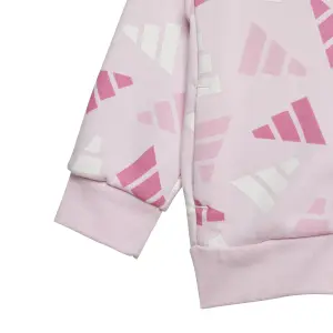 Trainingsanzug für Kinder adidas Seasonal Essentials Logo Celebration Fleece image-6