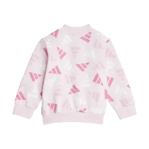 Trainingsanzug für Kinder adidas Seasonal Essentials Logo Celebration Fleece image-2