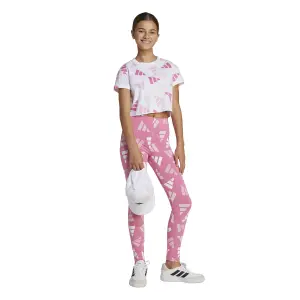 Girl's crop T-shirt adidas Essentials Logo Celebration image-2