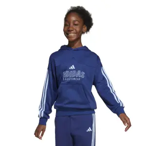 Camisola de lã com capuz para criança adidas House of Tiro image-1