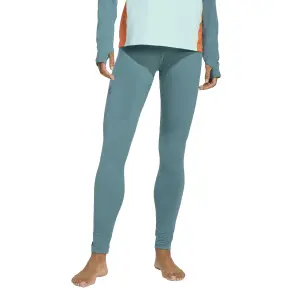 Kobiece legginsy wielowarstwowe syntetyczne adidas image-1