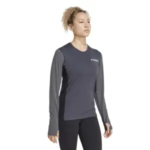 T-shirt multi-synthétique manches longues femme adidas image-3