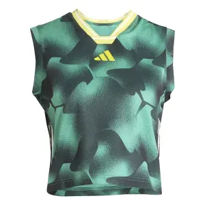 Camiseta de tirantes de punto para mujer adidas Tiro Cut 3 Stripes image-0
