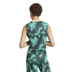 Camiseta de tirantes de punto para mujer adidas Tiro Cut 3 Stripes image-3