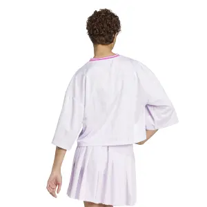 Maglietta oversize donna adidas Tiro Cut 3-Stripes image-4