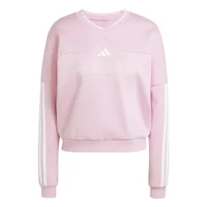 Sweatshirt med fleece 3 striber til kvinder adidas Tiro image-0