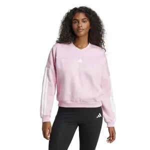 Sweatshirt med fleece 3 striber til kvinder adidas Tiro image-1