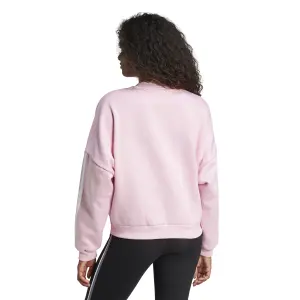 Sweatshirt med fleece 3 striber til kvinder adidas Tiro image-3